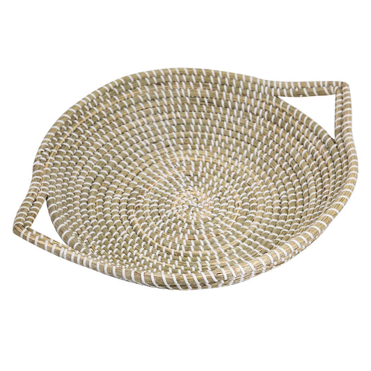 Kira Woven Seagrass Bowl with Handle