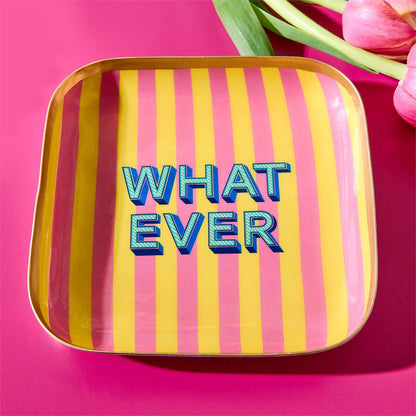 Metal Trinket Trays with Sayings, Set of 3