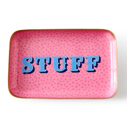 Metal Trinket Trays with Sayings, Set of 3