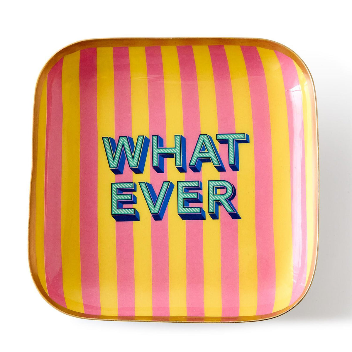 Metal Trinket Trays with Sayings, Set of 3