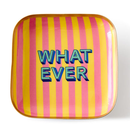 Metal Trinket Trays with Sayings, Set of 3