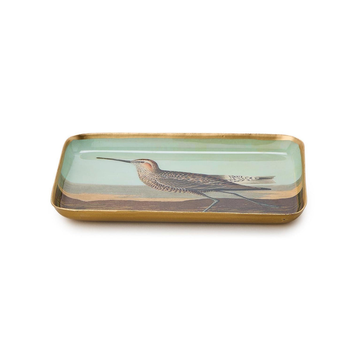Sea Bird Metal Trinket / Desk Trays, Set of 4