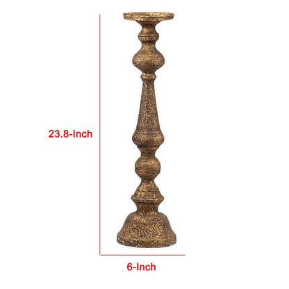 Mia 24 Inch Pillar Candle Holder