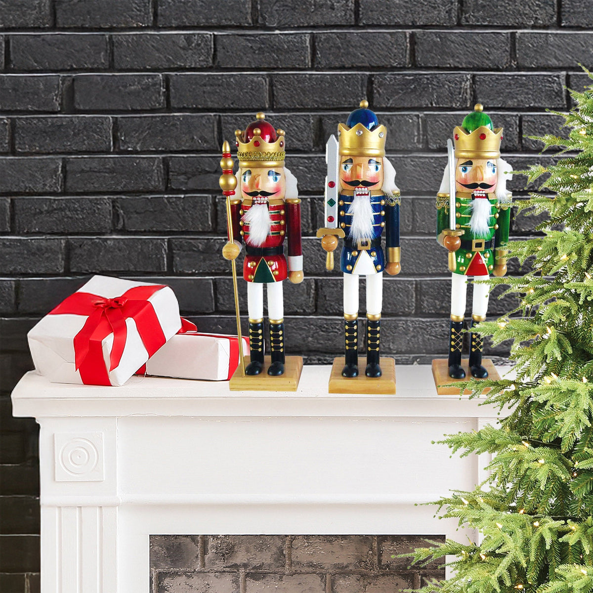Royal King Nutcracker, Set of 3